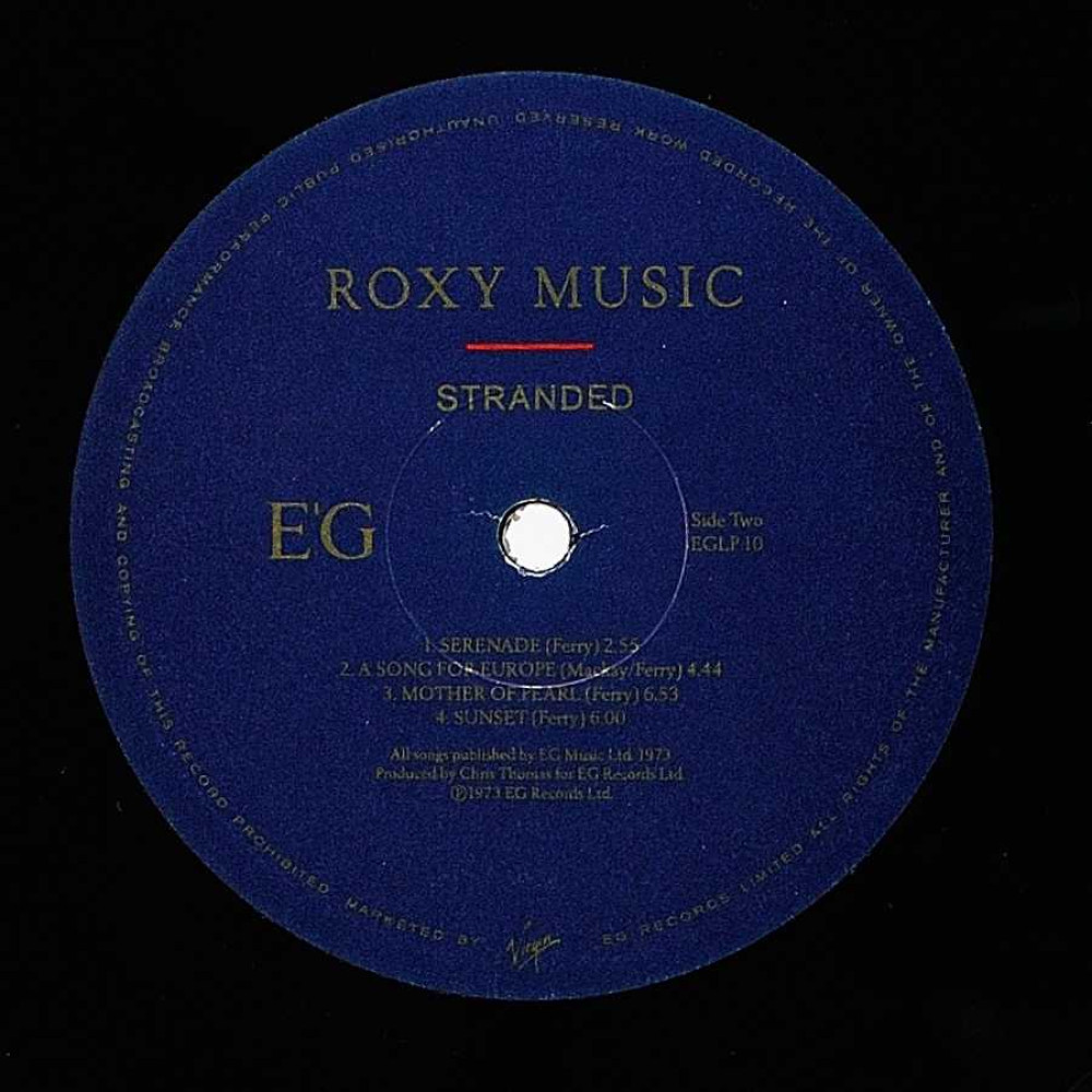 Roxy Music, Stranded (1973) (G/F) (LP)