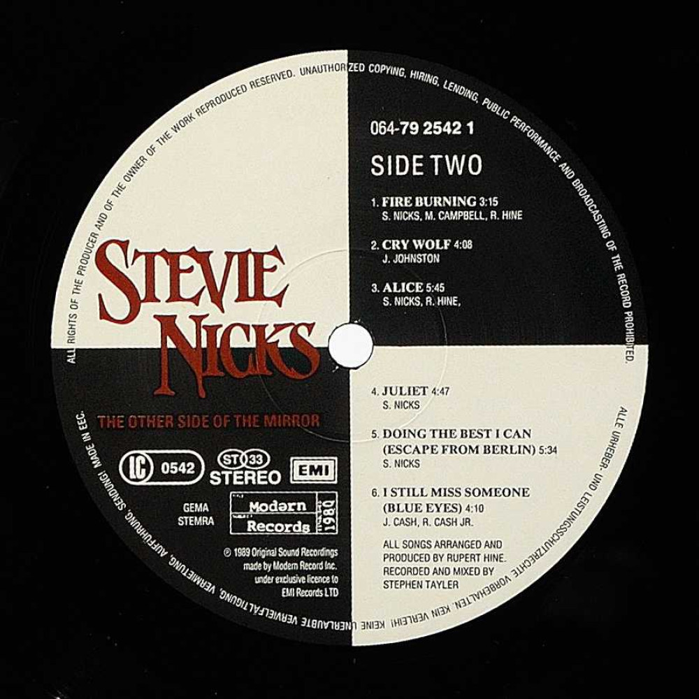 Stevie Nicks, The Other Side Of The Mirror (Ins.) (LP)