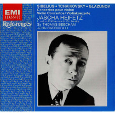 Sibelius · Tchaikovsky · Glazunov - Jascha Heifetz, London Philharmonic Orchestra, Sir Thomas Beecham, John Barbirolli – Concertos Pour Violon (CD)