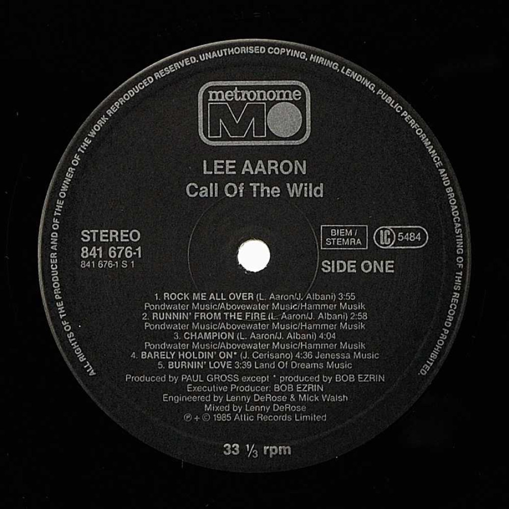 Lee Aaron, Call Of The Wild (LP)