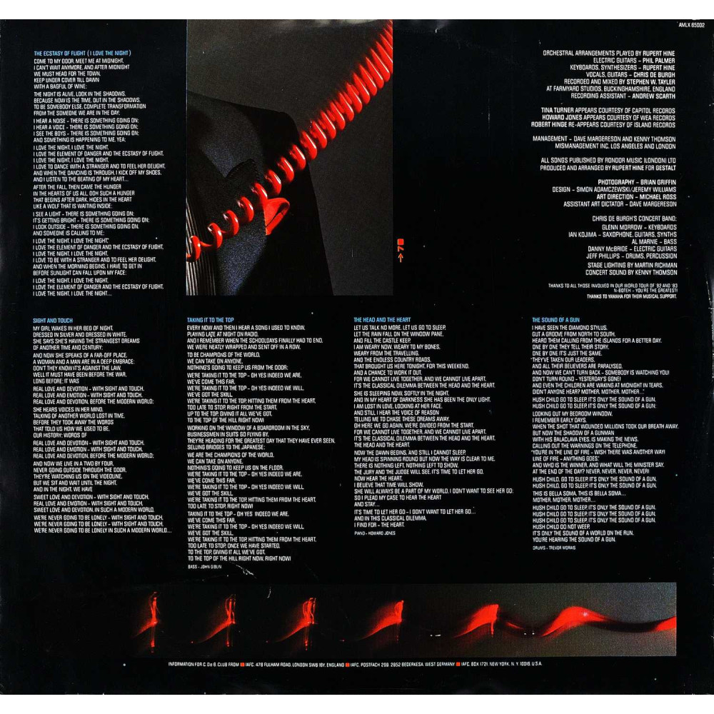 Chris de Burgh - Man On The Line (Ins.) (LP)
