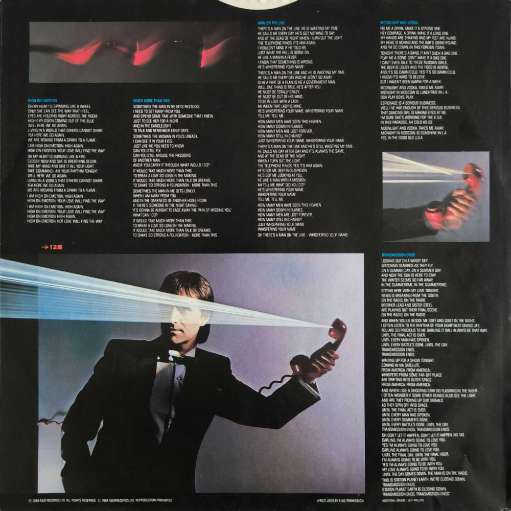 Chris de Burgh - Man On The Line  (LP)