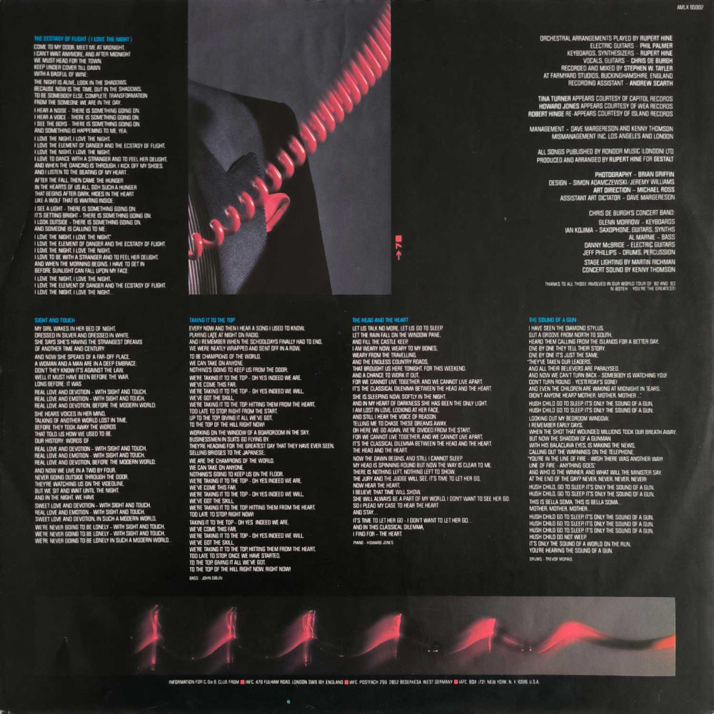 Chris de Burgh - Man On The Line  (LP)