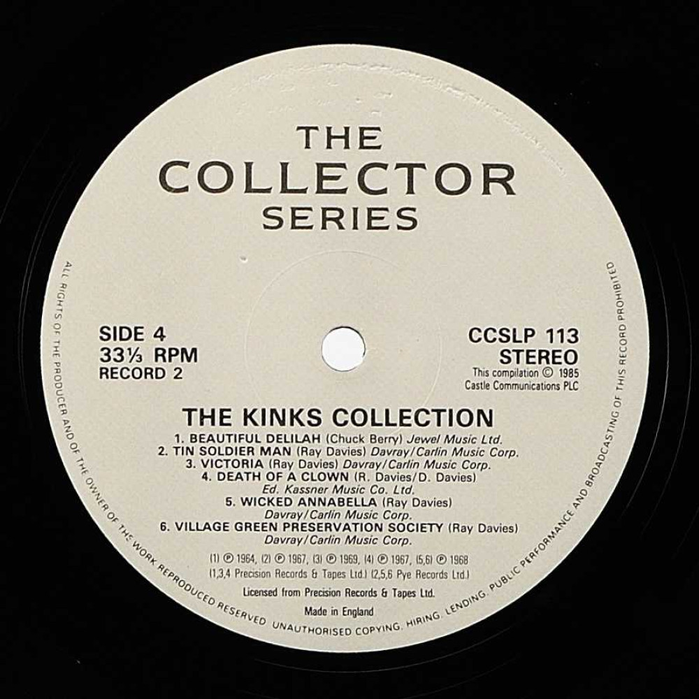 Kinks, The Kinks Collection (Uk) (G/F) (2 LP)