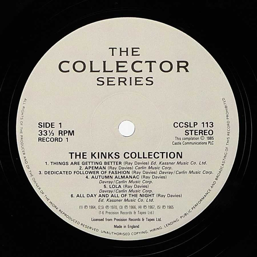 Kinks, The Kinks Collection (Uk) (G/F) (2 LP)
