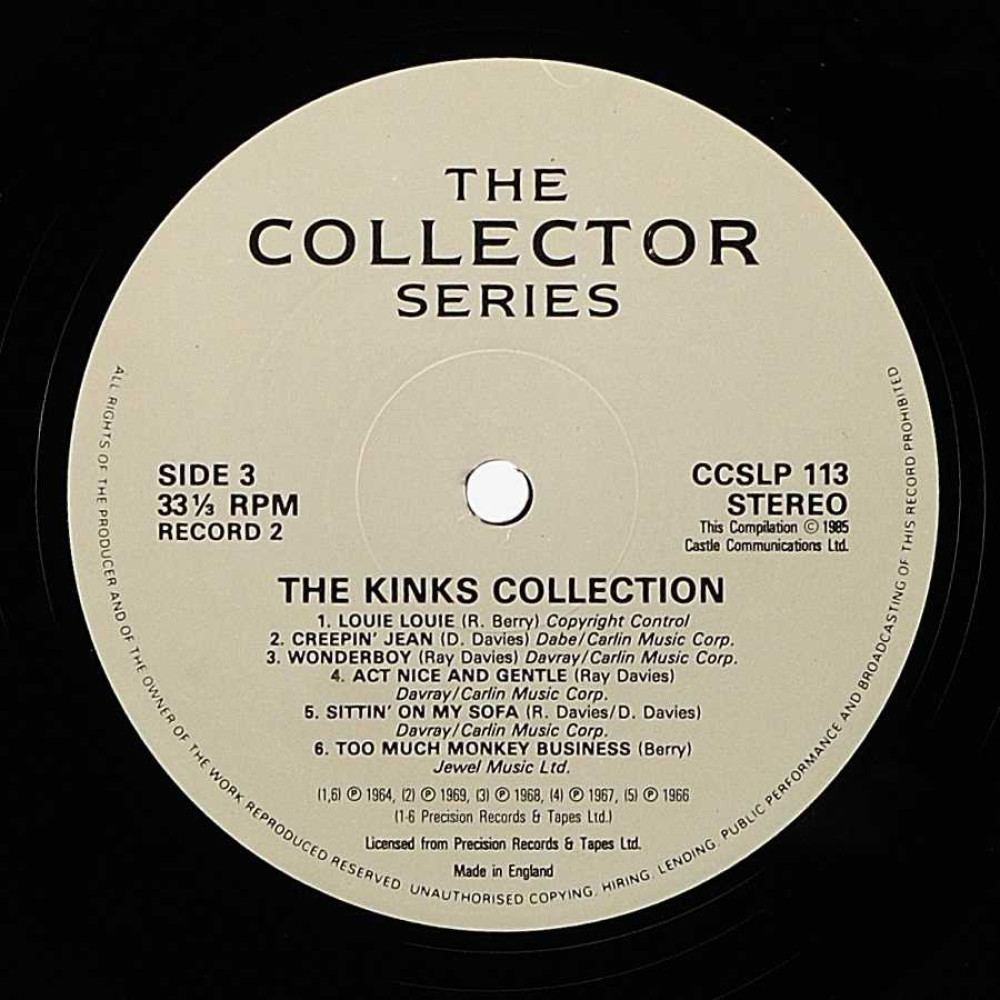 Kinks, The Kinks Collection (Uk) (G/F) (2 LP)
