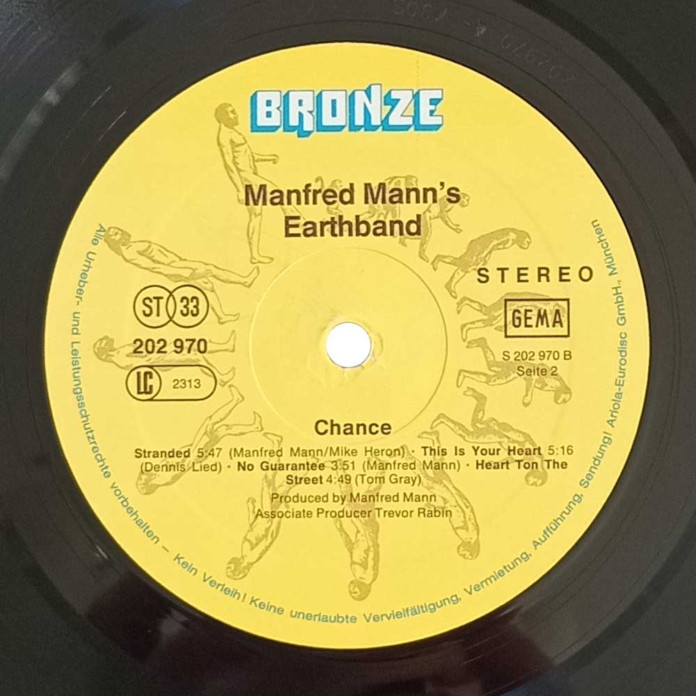 Manfred Mann's Earth Band - Chance  (LP)