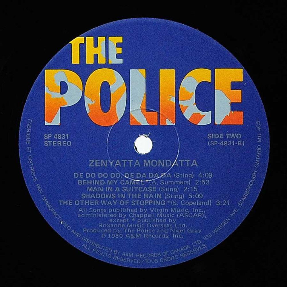 The Police, Zenyatta Mondatta (1St Press)) (Ins.) (LP)