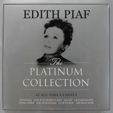 Edith Piaf, The Platinum Collection (G/F) (3 LP Set On White Vinyl)