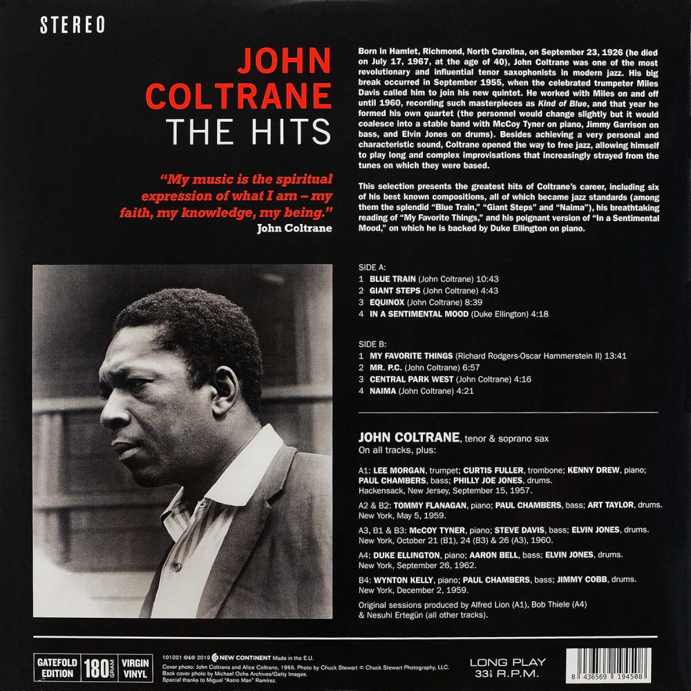 John Coltrane - The Hits (LP)