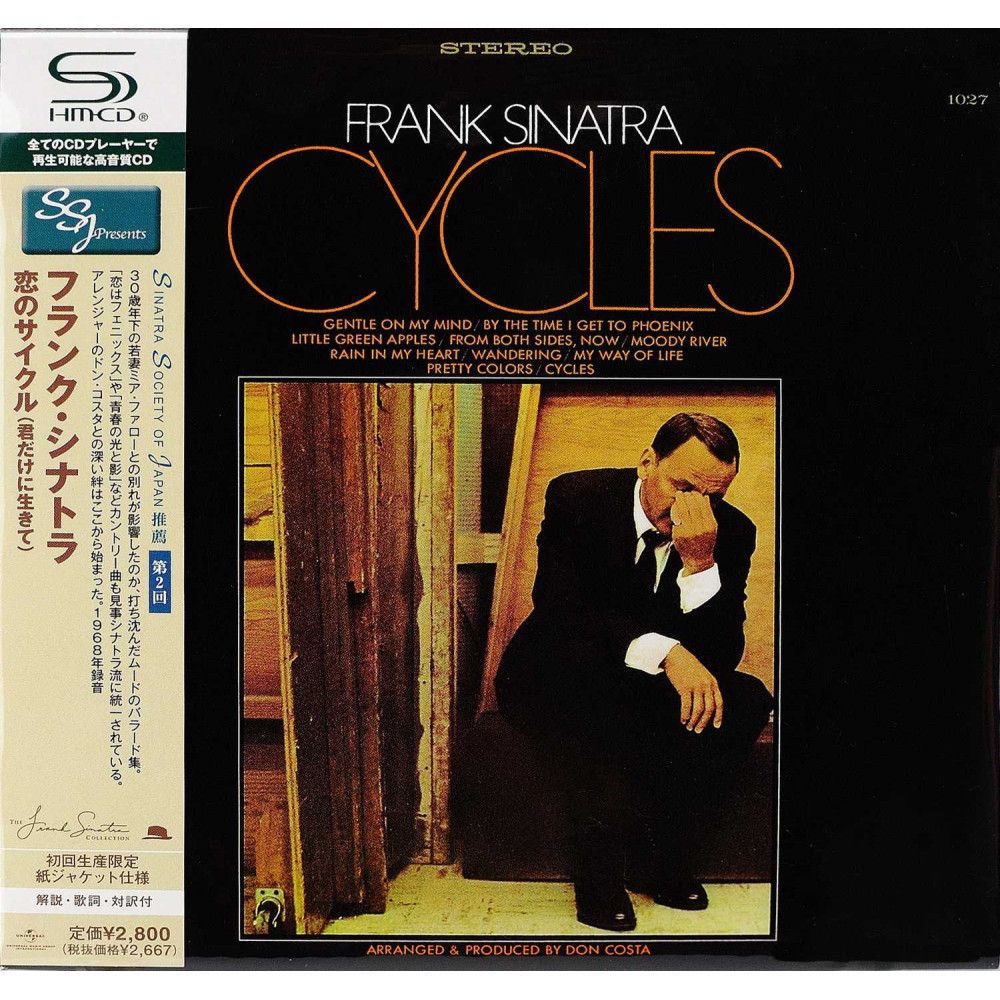 Frank Sinatra, Cycles (1968) (Lim.ed.) (Paper Sleeve, SHM-CD) (Japan)