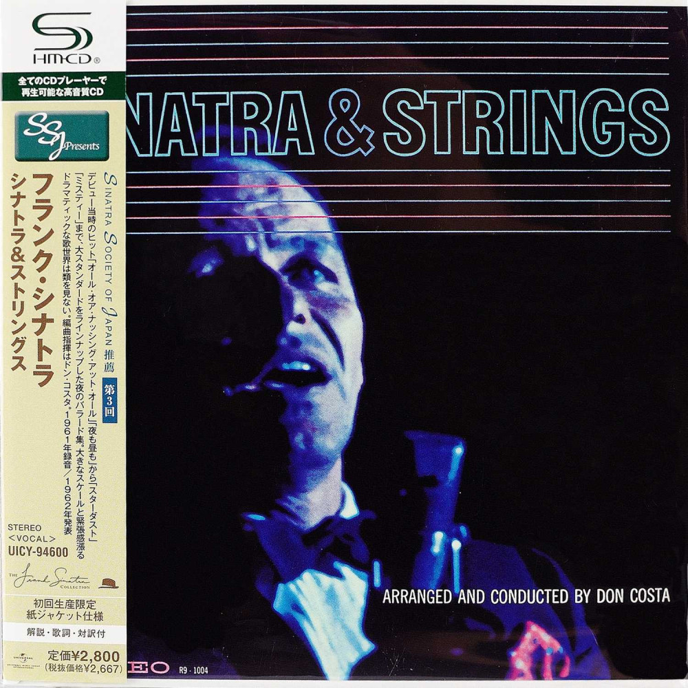 Frank Sinatra, Sinatra & Strings (1962) (Lim.ed.) (Cardboard Sleeve, Gatefold, SHM-CD) (Japan)