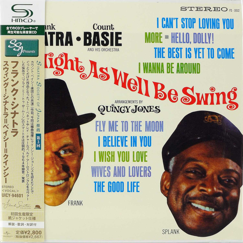 Frank Sinatra & Count Basie Orchestra, It Might As Well Be Swing (1964) (Lim. ed.) (Paper Sleeve, SHM-CD) (Japan)