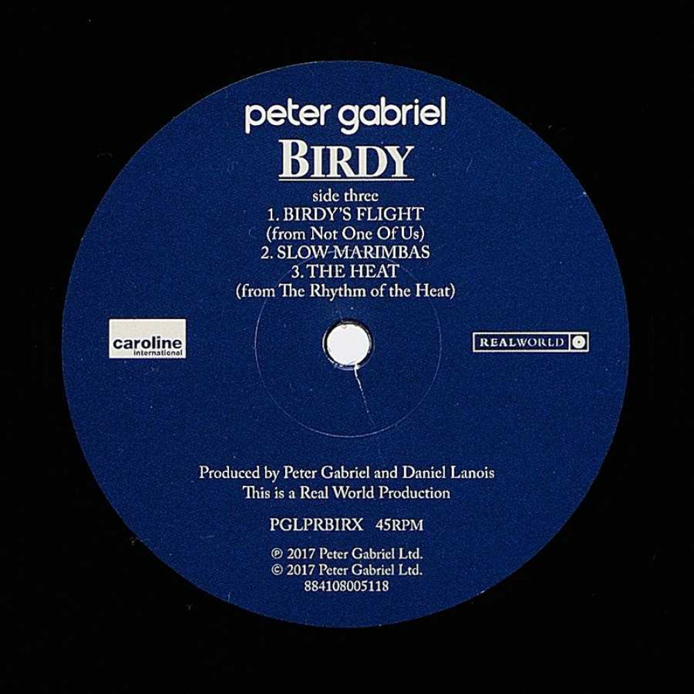 Peter Gabriel, Birdy (Music From The Film) (1984) (G/F) (180Gram Vinyl 45Rpm Half-Speed Remaster Numbered Limited Ed.) (2 LP)
