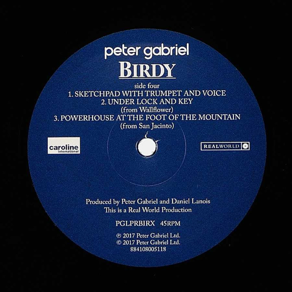 Peter Gabriel, Birdy (Music From The Film) (1984) (G/F) (180Gram Vinyl 45Rpm Half-Speed Remaster Numbered Limited Ed.) (2 LP)