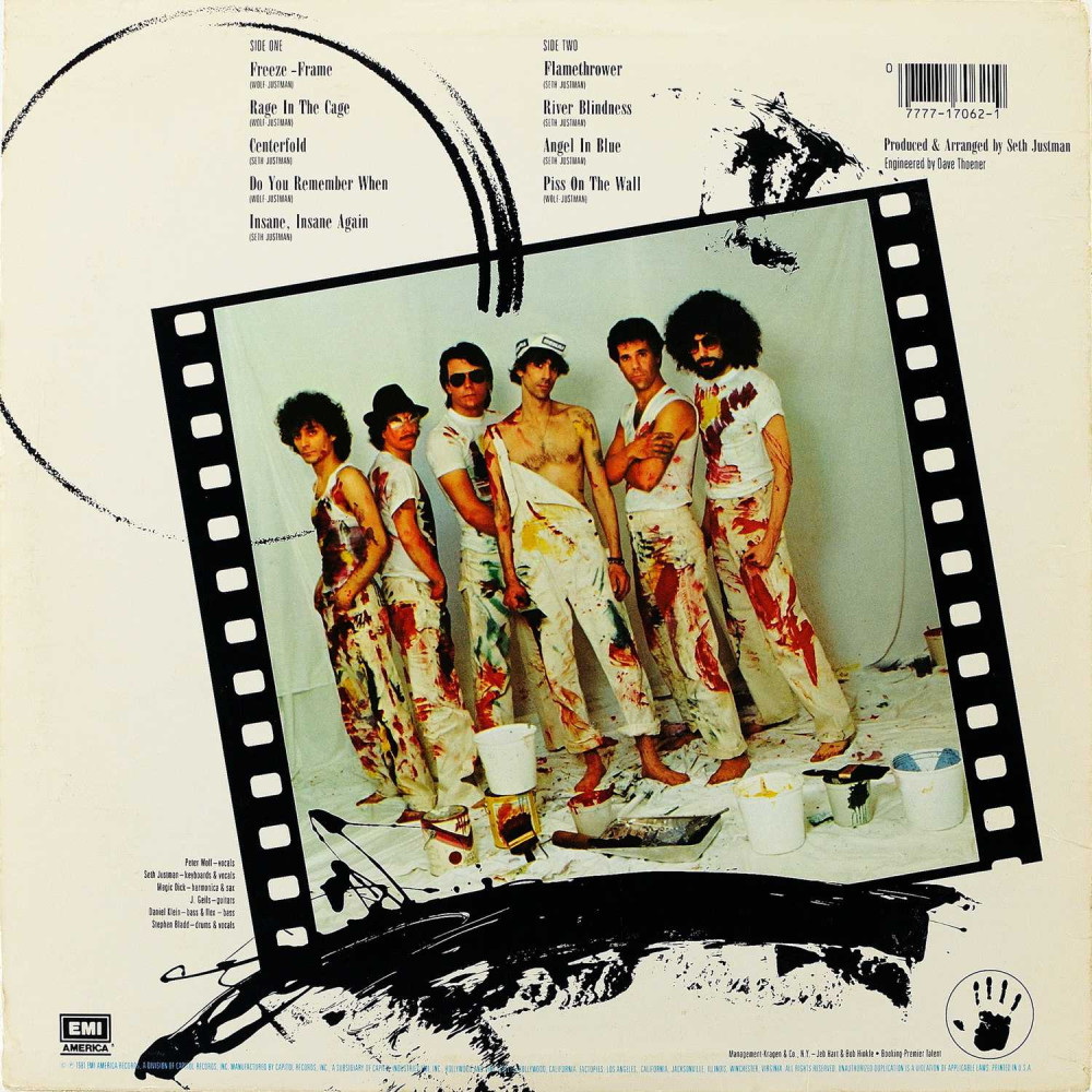 The J. Geils Band, Freeze-Frame (USA) (Ins.) (LP)