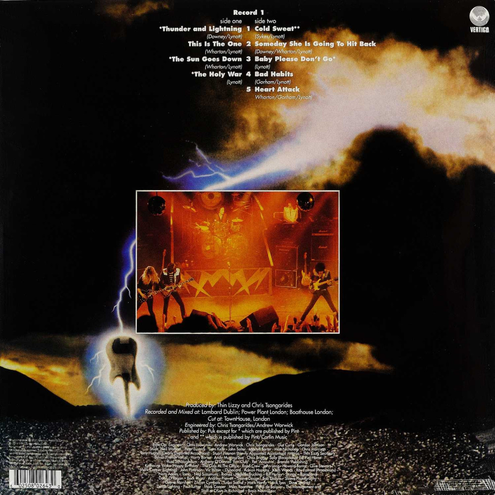 Thin Lizzy - Thunder And Lightning (LP)