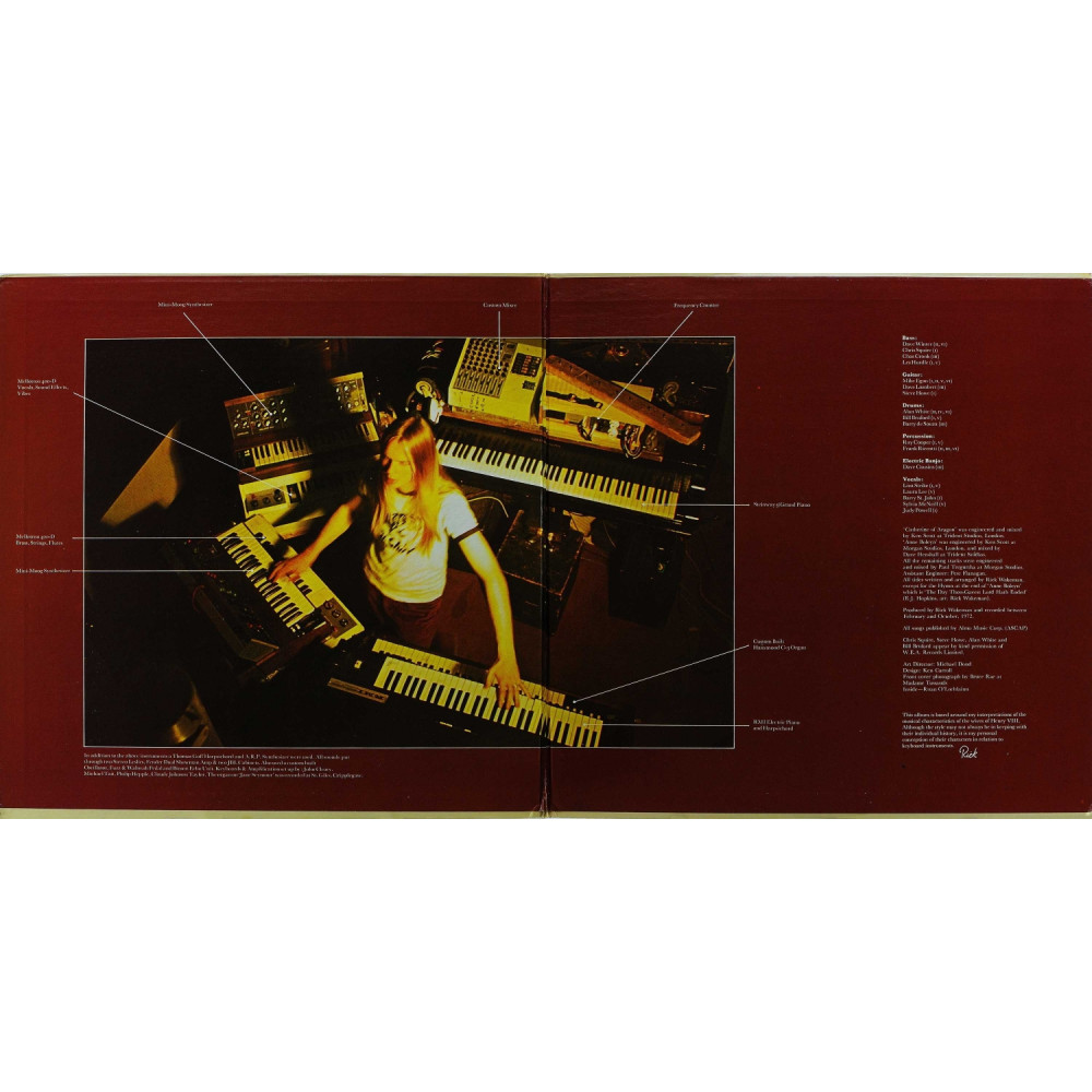 Rick Wakeman,  The Six Wives Of Henry VIII (G/F) (LP)