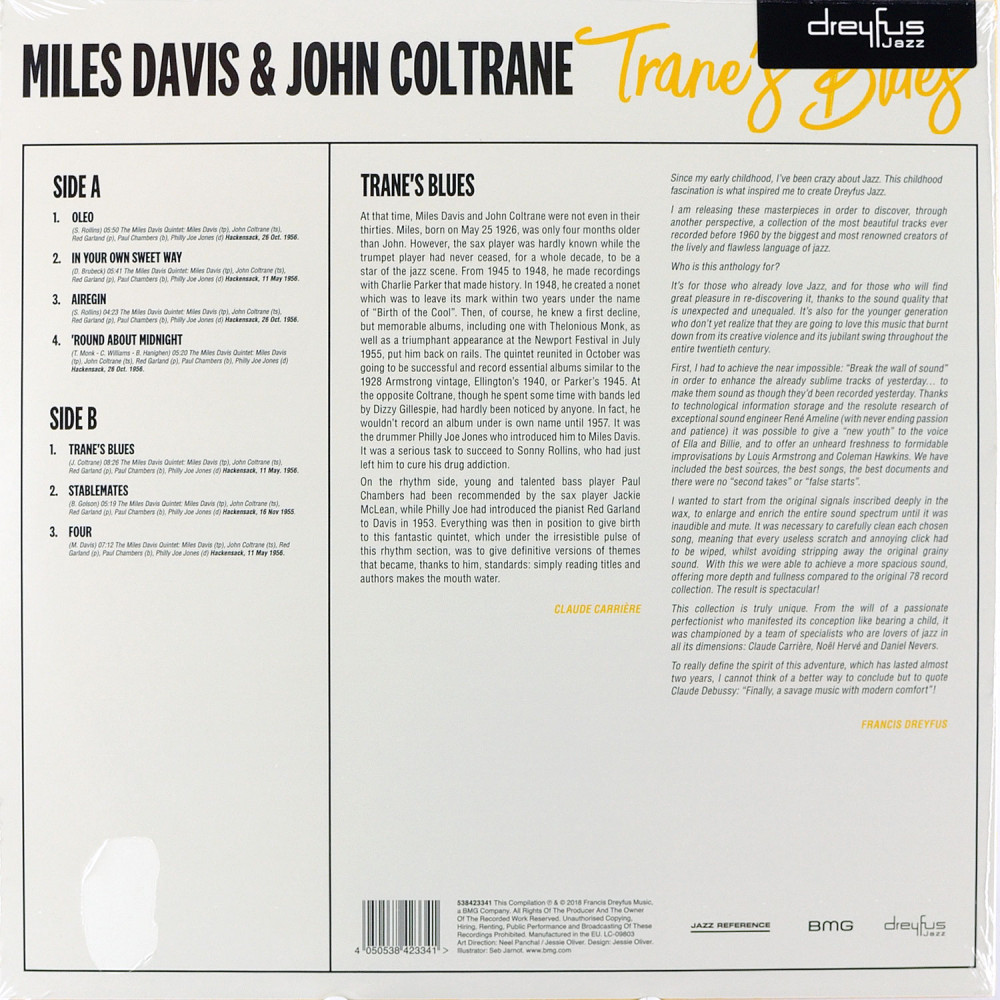 Miles Davis & John Coltrane - Trane`s Blues (LP)
