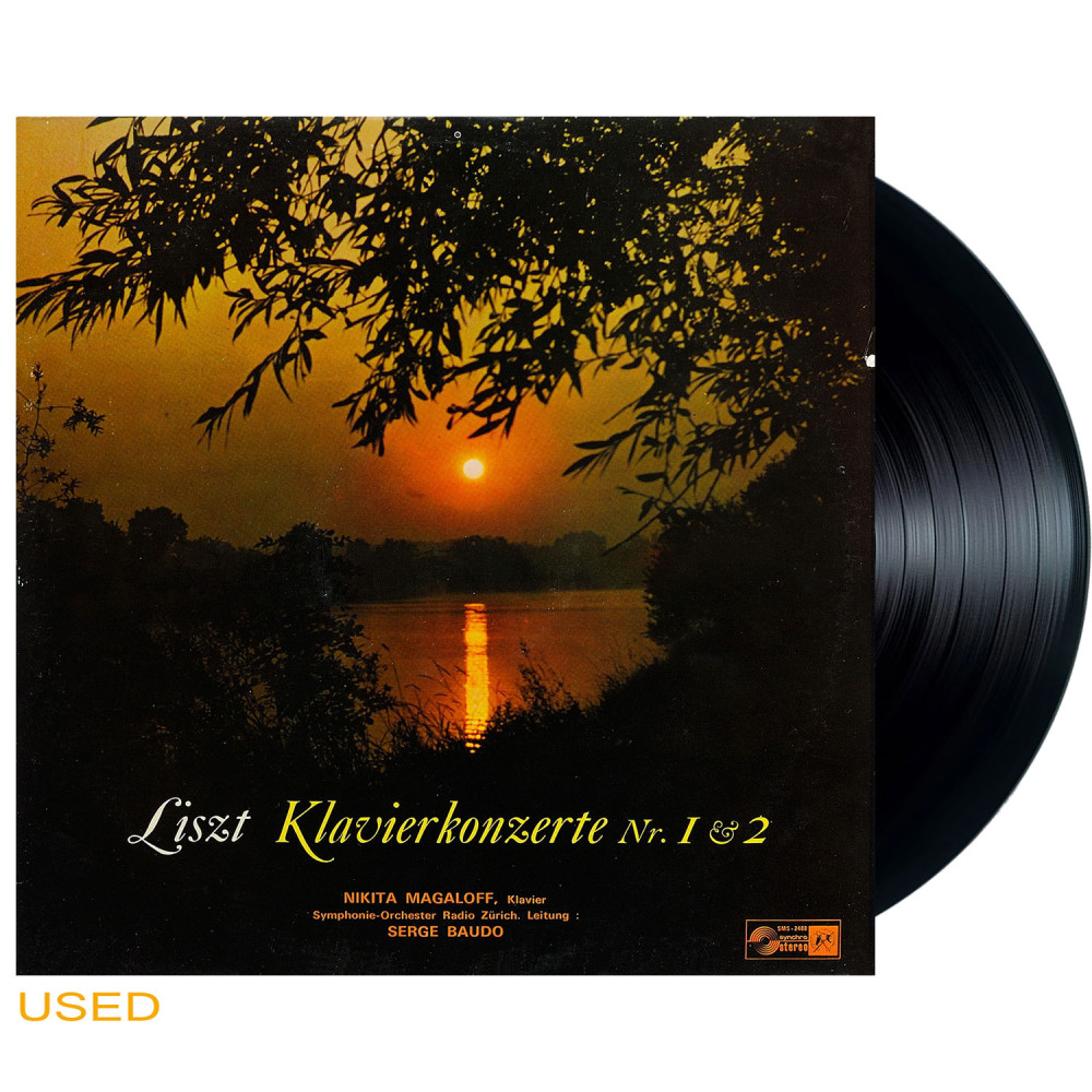 Liszt, Nikita Magaloff, Symphonie-Orchester Radio Zürich · Serge Baudo – Klavierkonzerte Nr. 1 & 2 (LP)