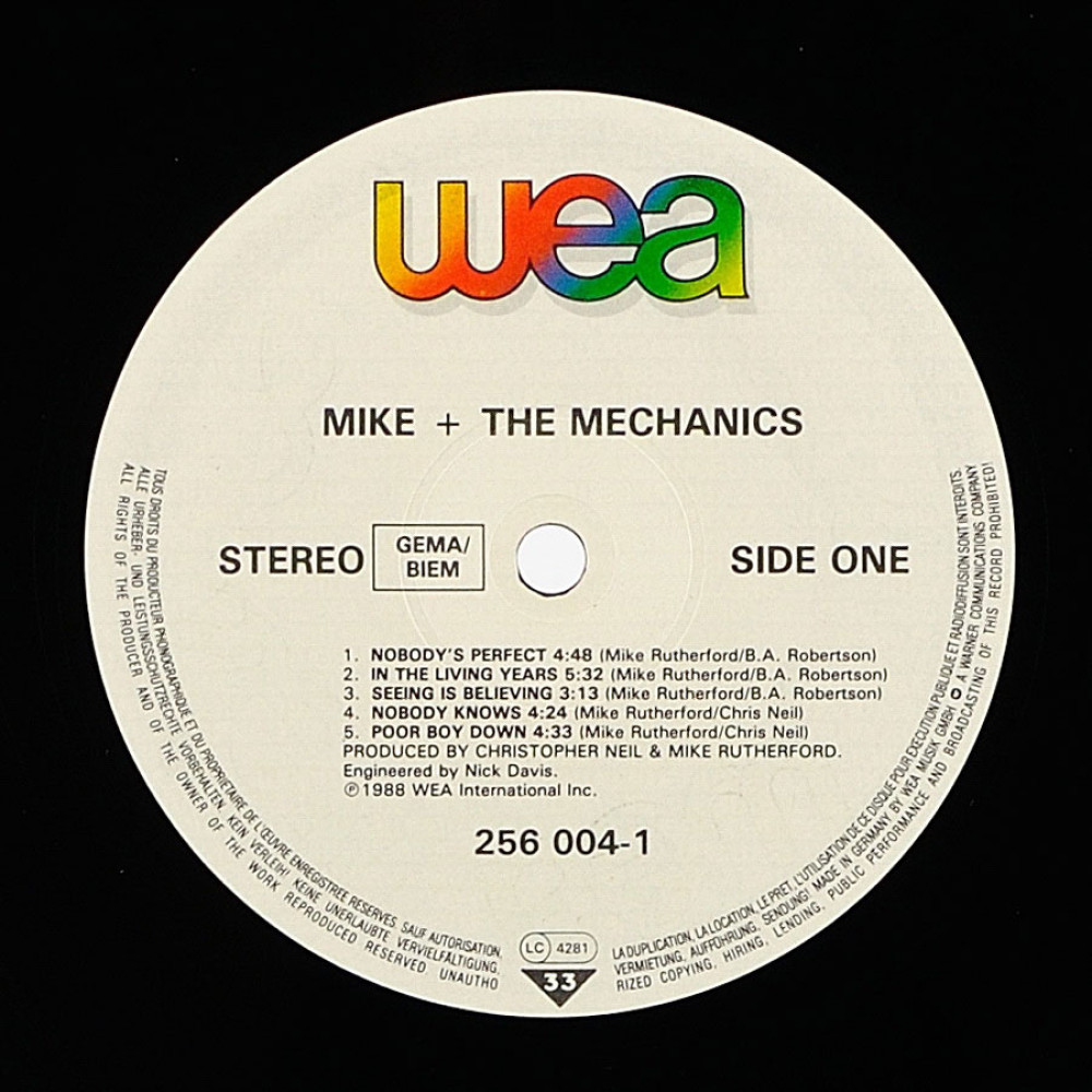 Mike + The Mechanics, Living Years (Ins.) (LP)