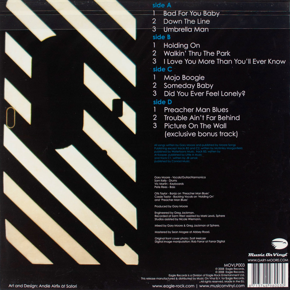 Gary Moore - Bad For You Baby (2 LP)