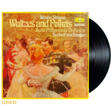 Johann Strauß, Berlin Philharmonic Orchestra, Herbert von Karajan – Waltzes And Polkas (LP)