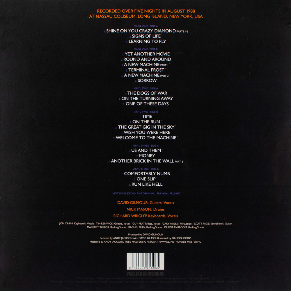 Pink Floyd - Delicate Sound Of Thunder | Box Set (3 LP)