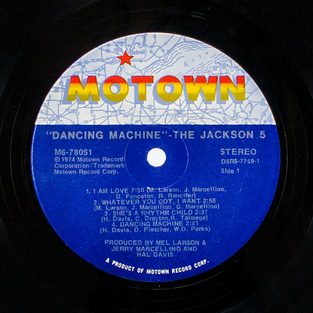 Jackson 5, Dancing Machine (1St Press) (USA) (LP)