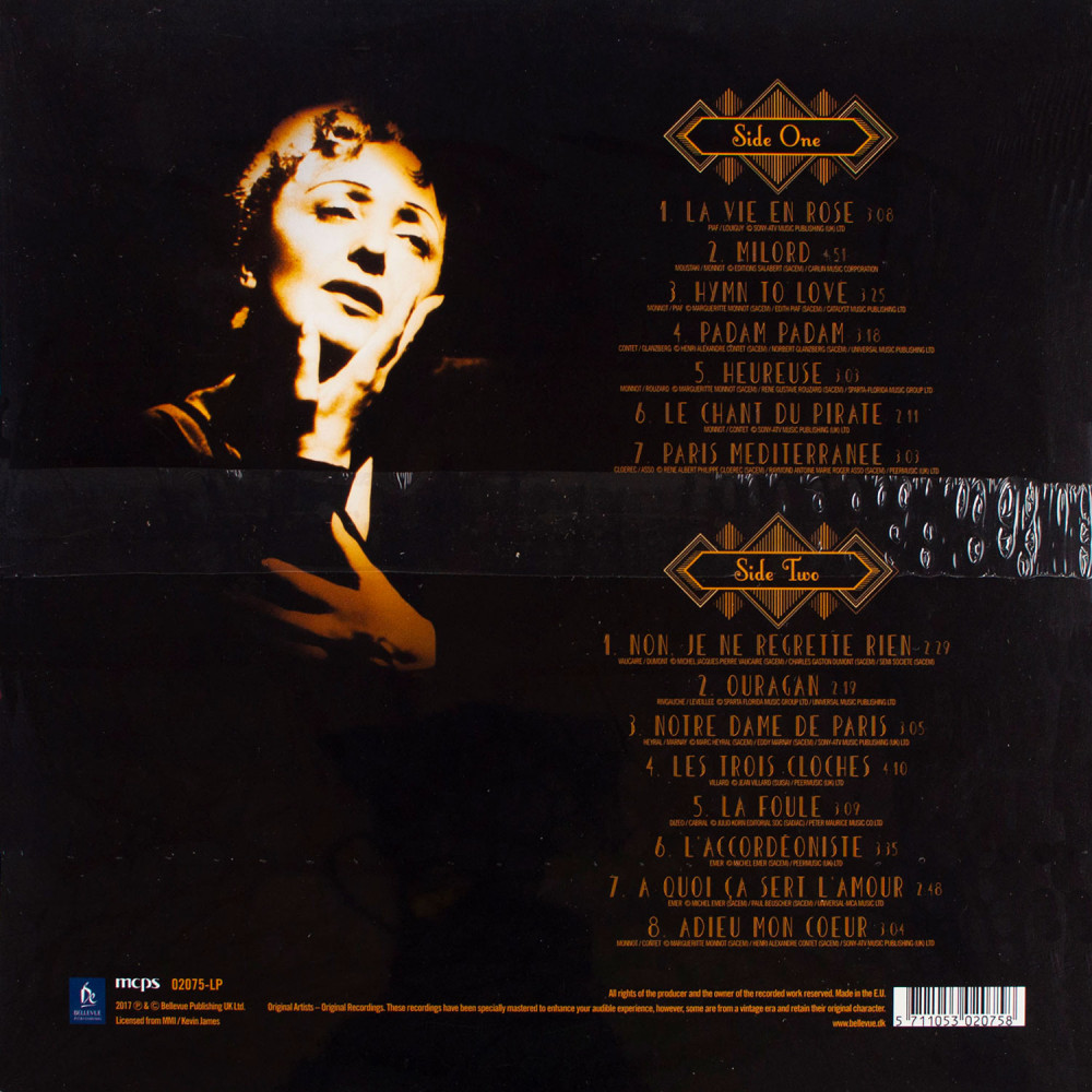 Edith Piaf - La Vie En Rose (LP)