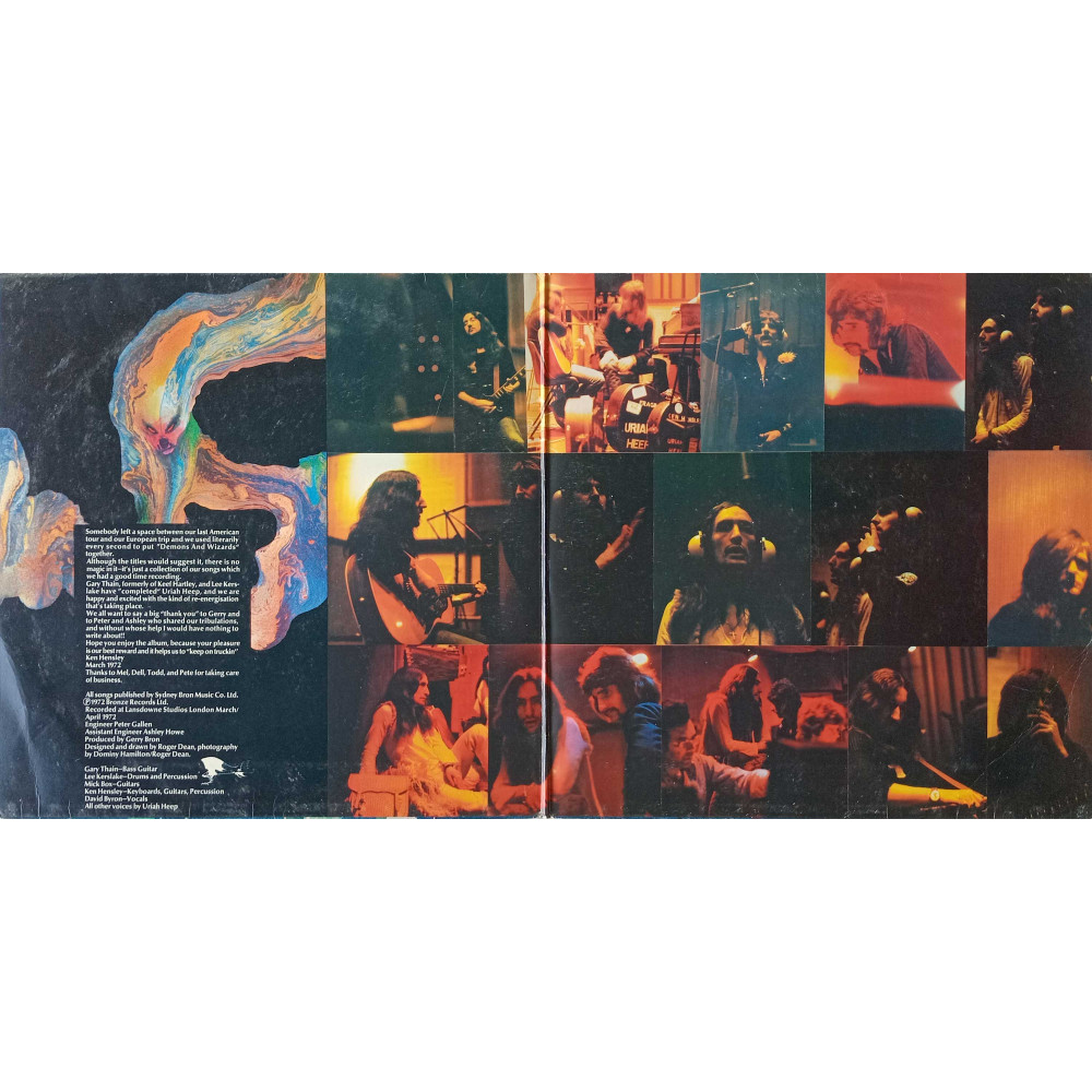 Uriah Heep - Demons & Wizards (1St Press) (G/F) (Ins.) (LP)