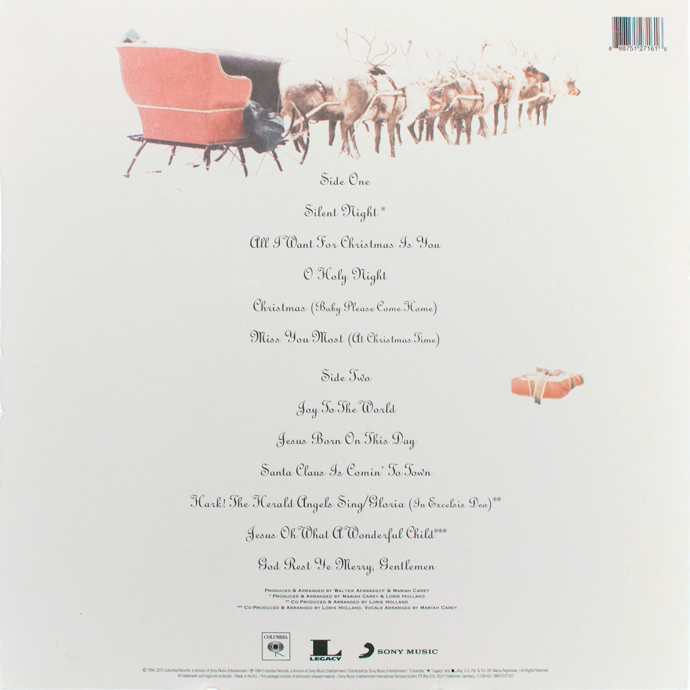 Mariah Carey - Merry Christmas (LP)