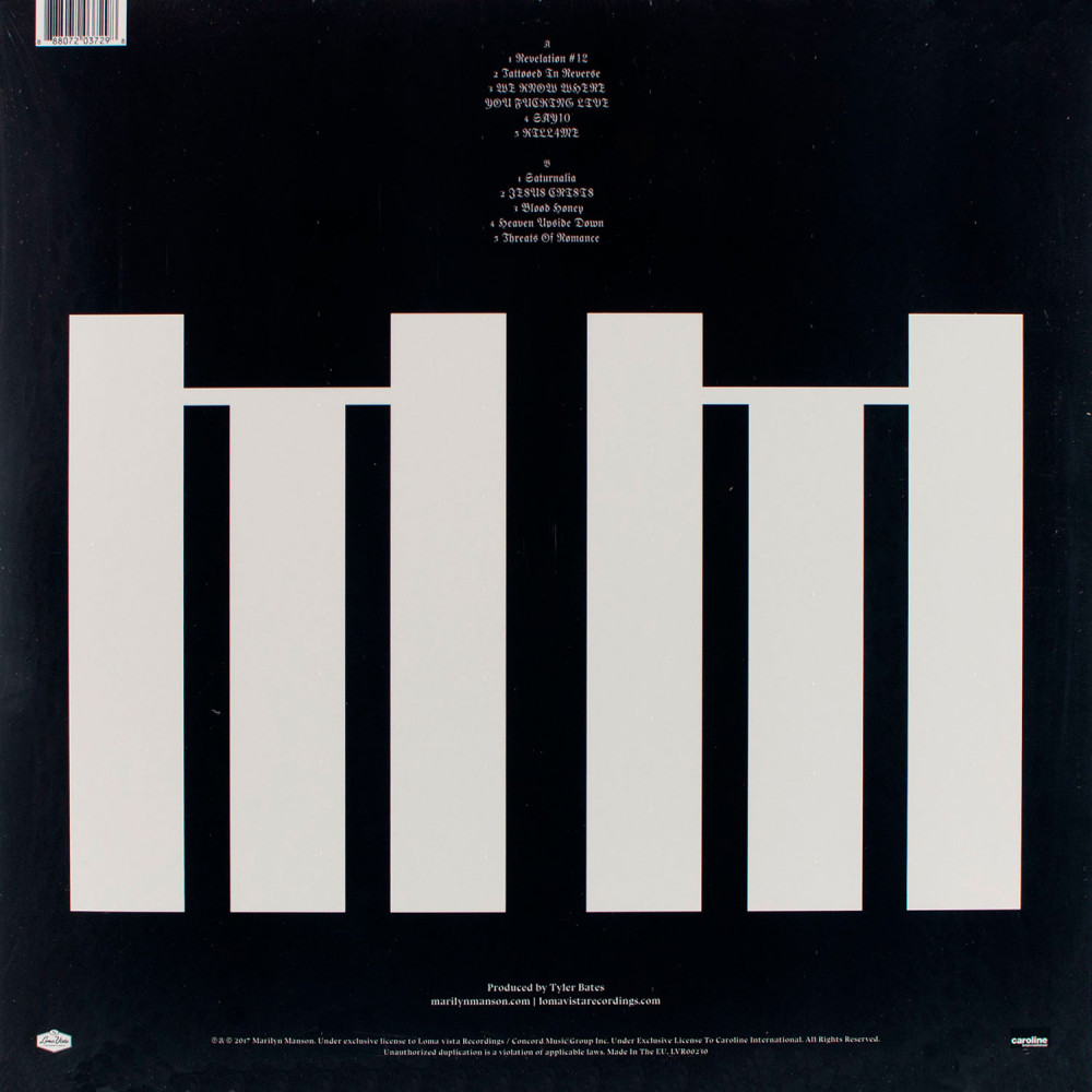 Marilyn Manson - Heaven Upside Down (LP)