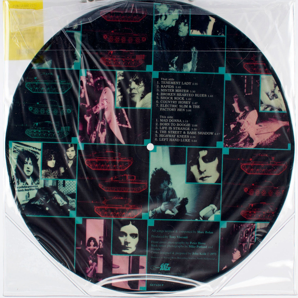T-Rex, Tanx (1973) (Picture Vinyl) (LP)