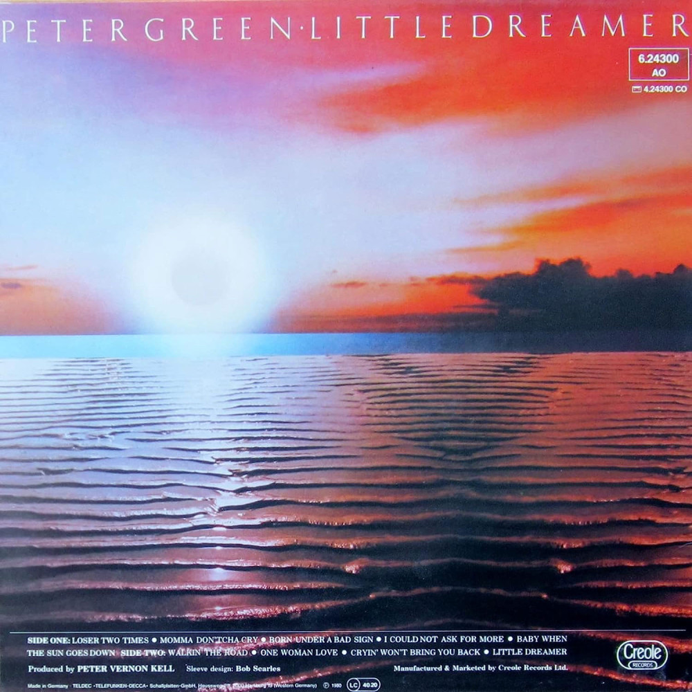 Peter Green – Little Dreamer (1st. press) (ins.) (LP)