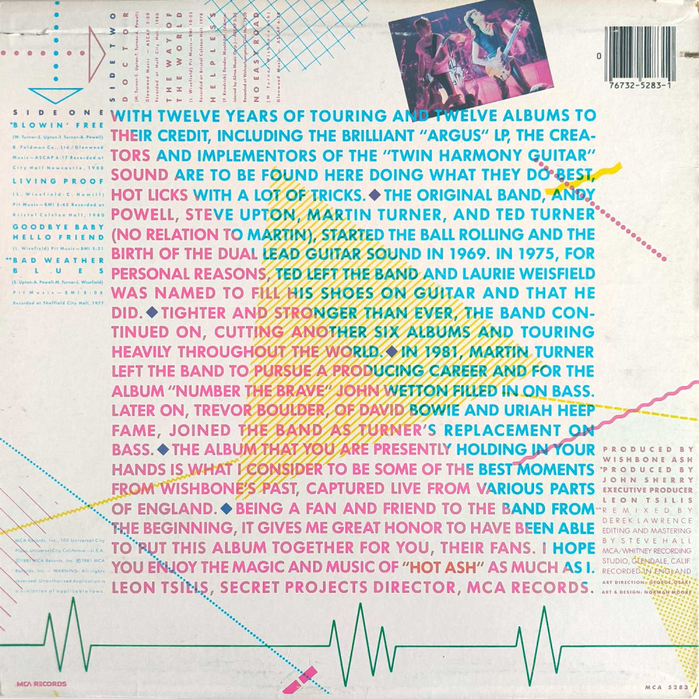 Wishbone Ash - Hot Ash Live (LP)