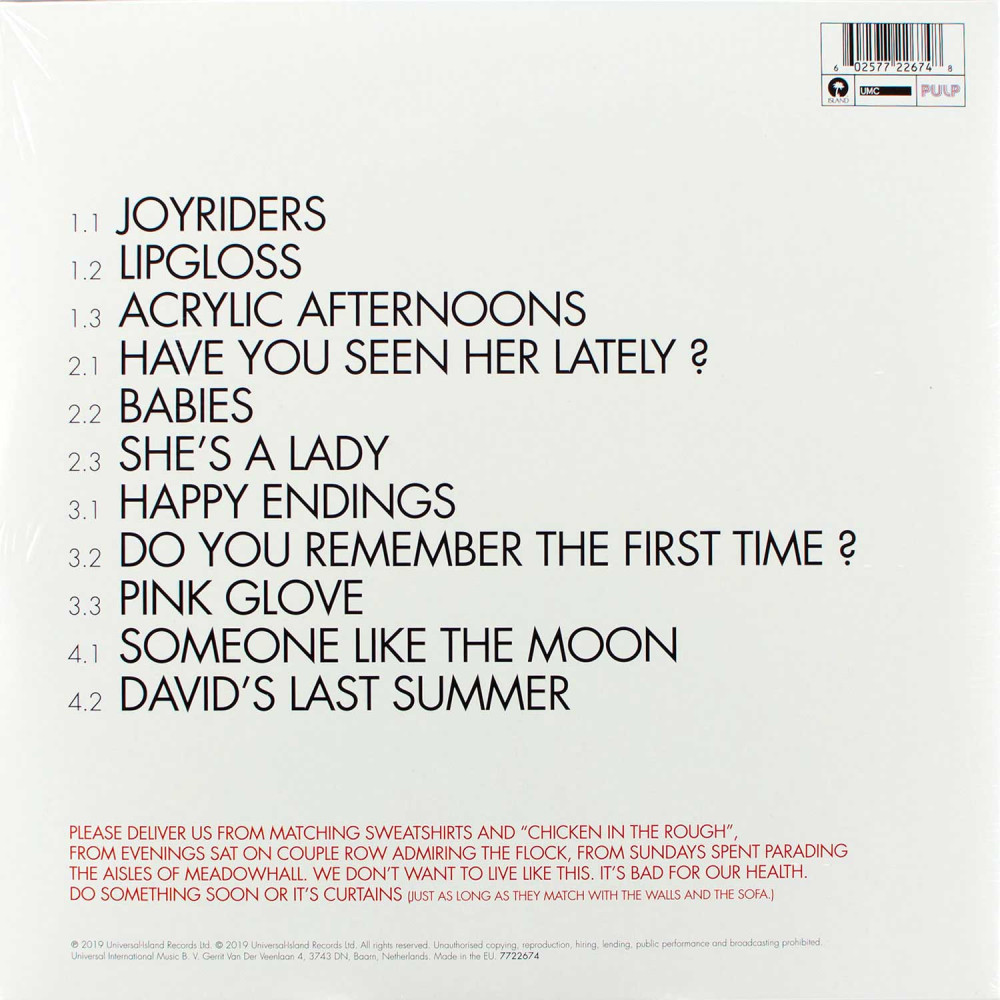 Pulp - His 'N' Hers (2LP)