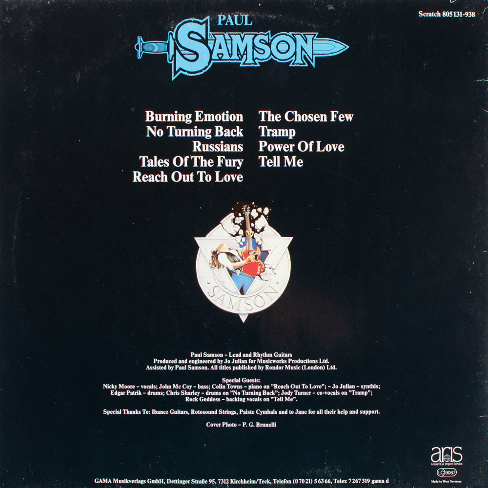 Paul Samson, Joint Forces (LP)