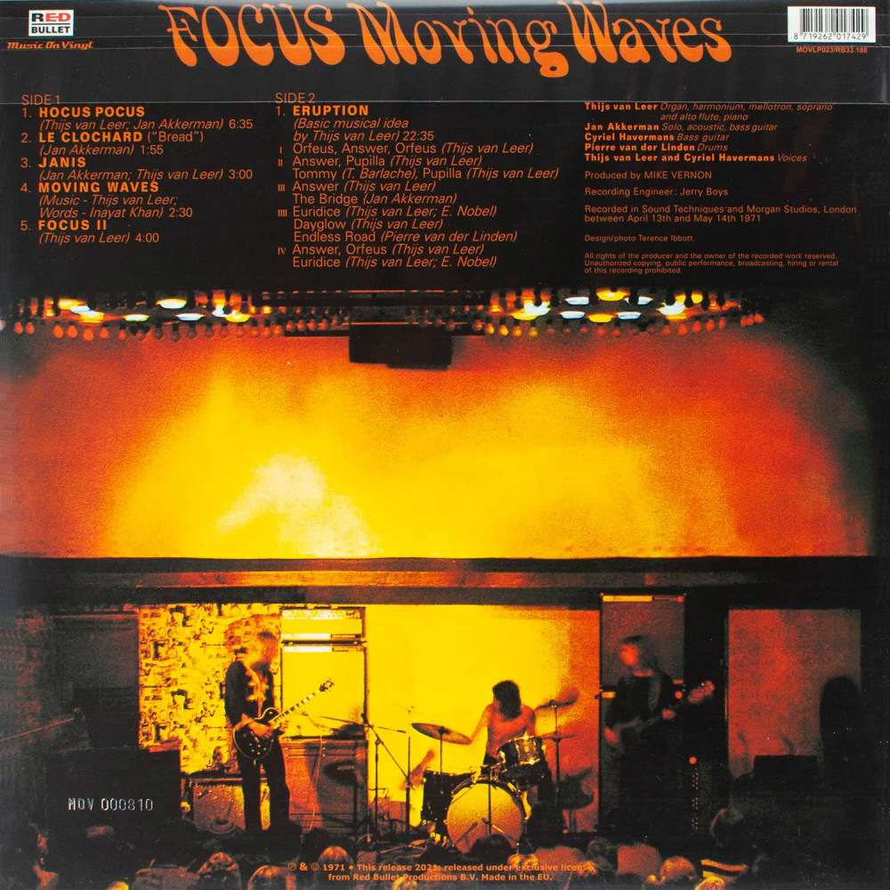 Focus - Moving Waves | Limited Edition Purple Vinyl (LP)