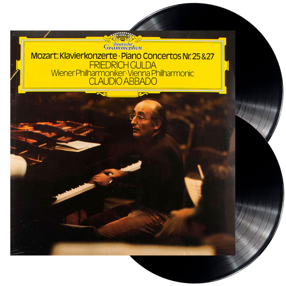 Friedrich Gulda Vienna Philharmonic Claudio Abbado Mozart: Piano Concertos Nr. 25 & 27 (2LP)