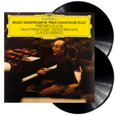 Mozart, Piano Concertos Nr.25 & 27, F. Gulda, Wiener Philharmoniker, Dirigent Claudio Abbado (2 LP)