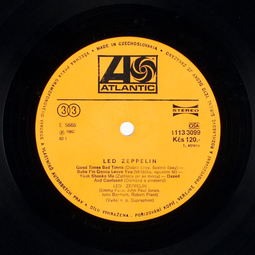 Led Zeppelin, Led Zeppelin I (1969) (LP)