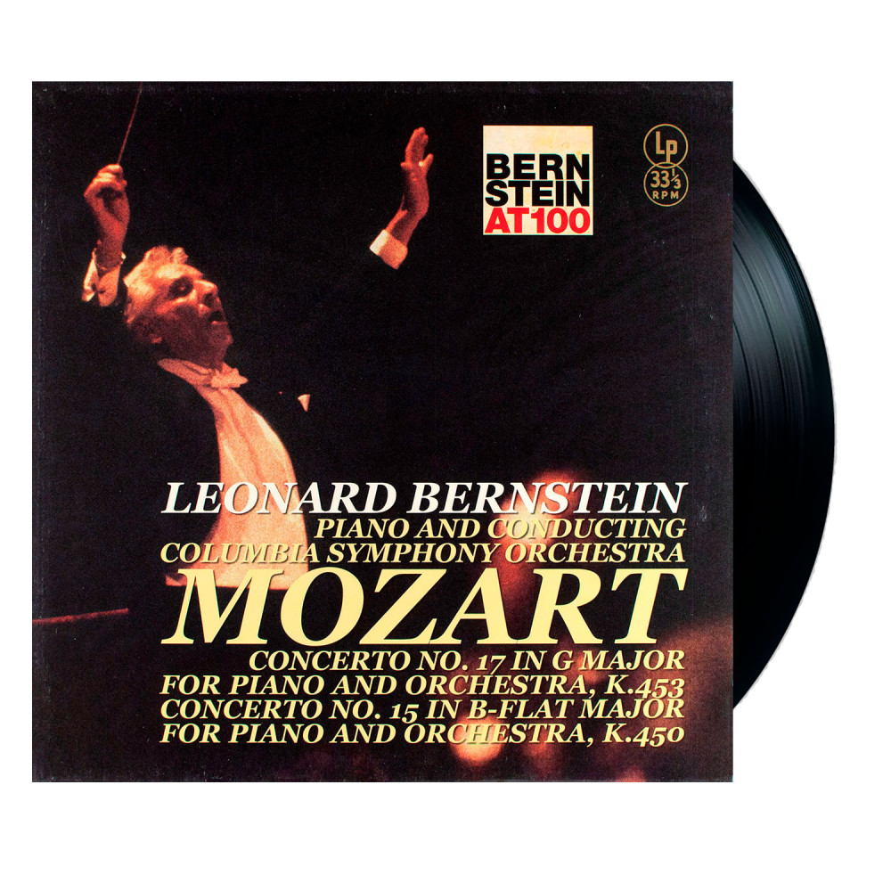 Leonard Bernstein - Mozart - Concerto No.17 & No.15 - Columbia Symphony Orchestra (LP)
