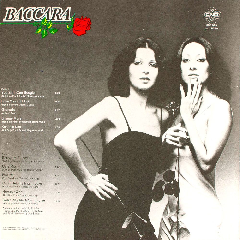 Baccara – Baccara (1St Press) (LP)