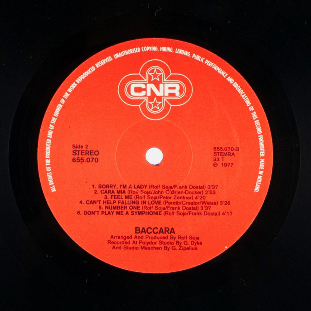 Baccara – Baccara (1St Press) (LP)