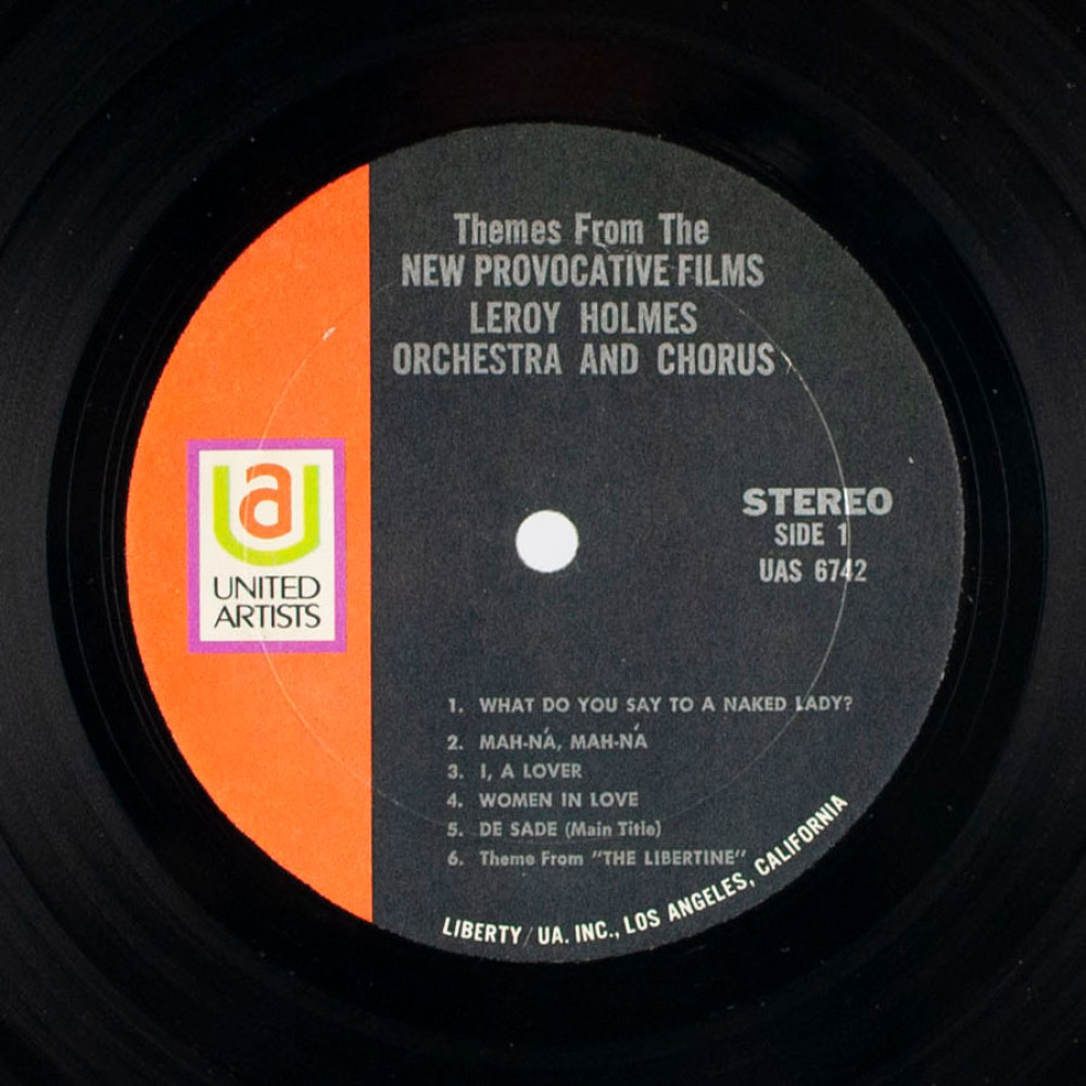 Leroy Holmes Orchestra And Chorus, Themes From The New Provocative Films (USA) (LP)