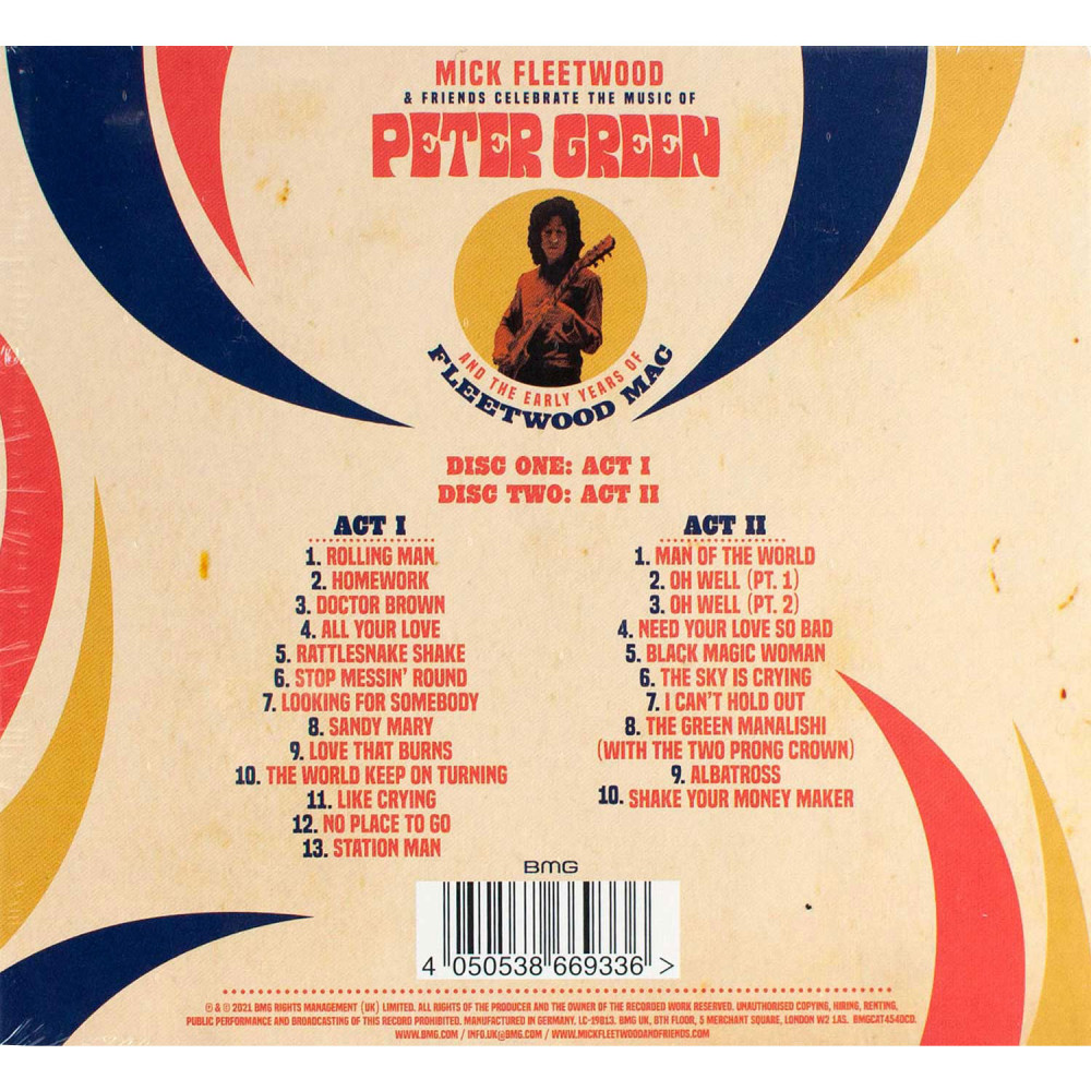 Mick Fleetwood & Friends - Mick Fleetwood & Friends Celebrate The Music Of Peter Green And The Early Years Of Fleetwood Mac (2 CD)
