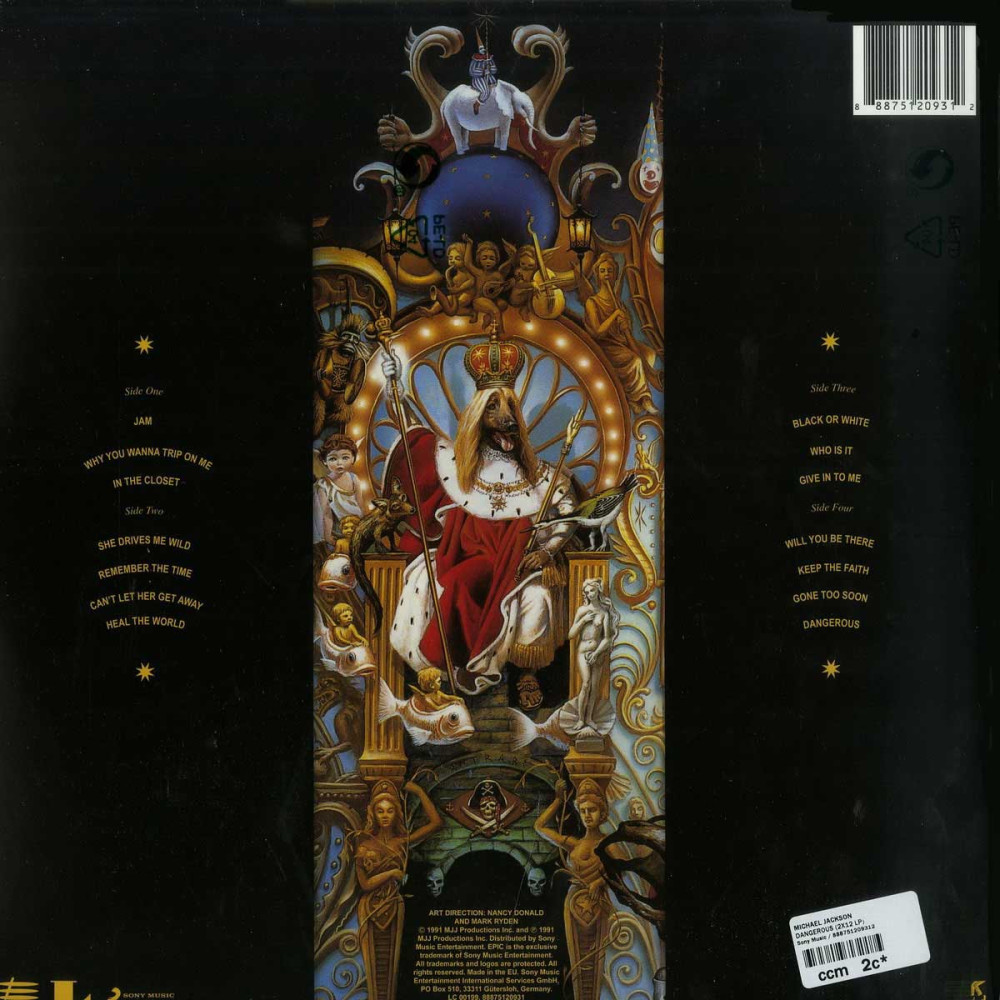 Michael Jackson - Dangerous (2LP)