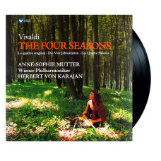 Vivaldi, The Four Seasons (Anne-Sophie Mutter, Wiener Philharmoniker Herbert von Karajan) (180G Pressing vinyl) (1984) (LP)