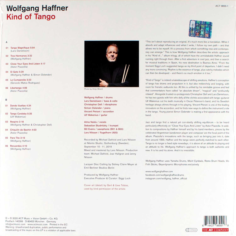Wolfgang Haffner - Kind Of Tango (LP)
